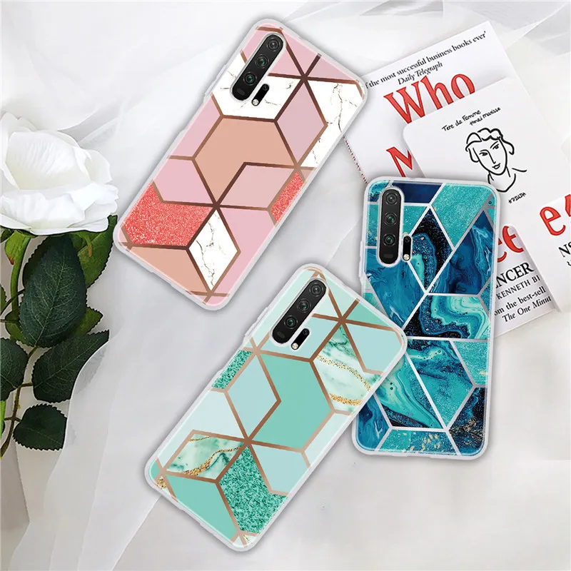 Цветной мраморный чехол Xinch для huawei Honor 20 Pro 20S 10i 8X 8A 8S 9X 9 Lite мягкий силиконовый из