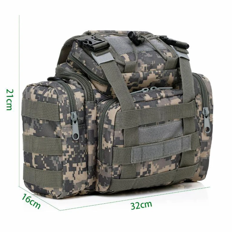 

Outdoor Men Camping Hiking Hunting Bag Magazine-Pouch Fishing Bag Tactical Pockets Portable Fishing Waist Bag Camera Bag