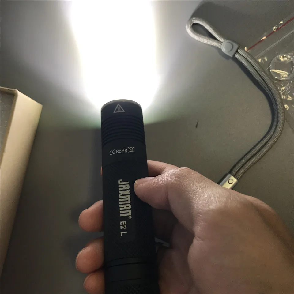 Jaxman E2L Nichia 219CT светодиодный фонарь с объективом TIR High CRI Теплый Холодный белый 18650