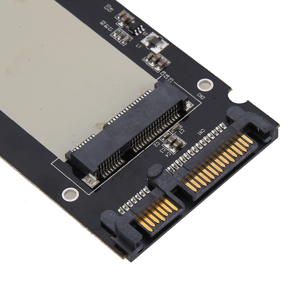 Универсальный mSATA Mini SSD на 2 5 дюйма SATA 22-контактный конвертер адаптер карты для