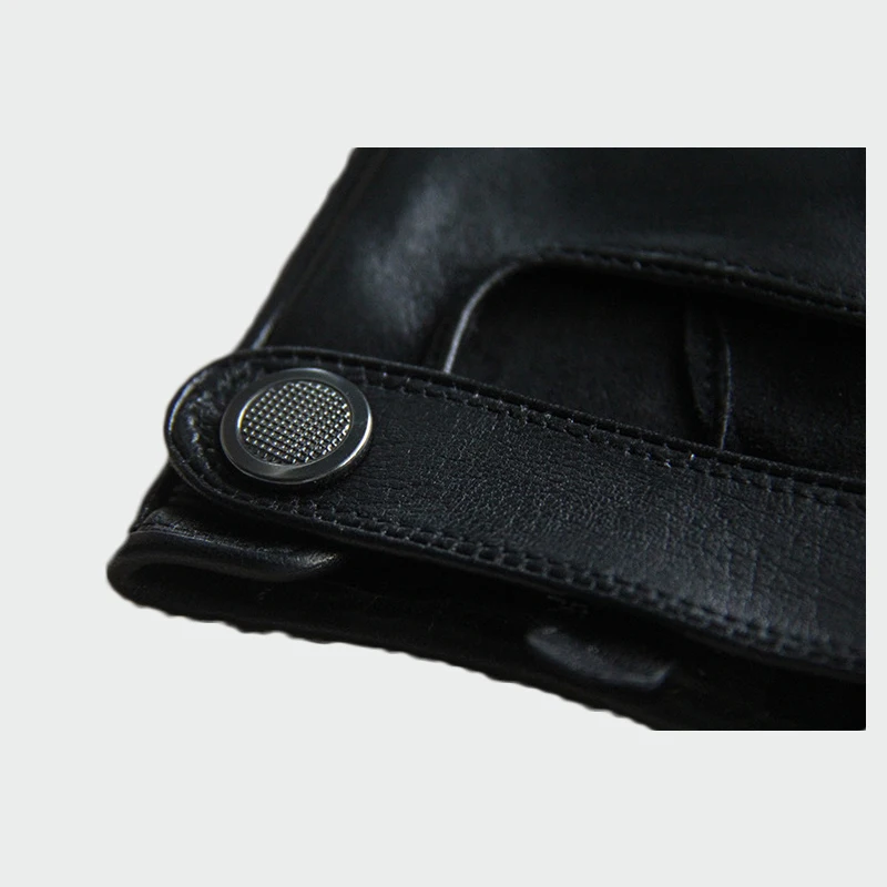 

Mens Genuine Leather Gloves Male Breathable Goatskin Thin Spring Summer Autumn Driving Anti-skid Mittens Men Gloves ML045
