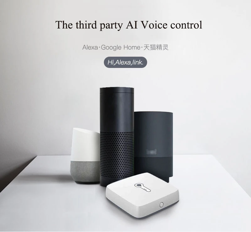 ZigBee умный датчик температуры и влажности alexa google home AI Голосовое управление smart tuya