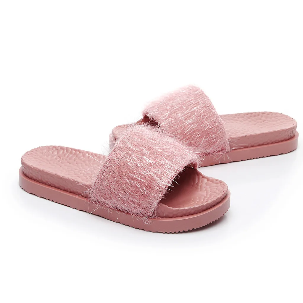 

Hot Women Slippers Fashion Tassel Rome Slippers Women Summer Non-slip Slides Outdoor Slide on beach Female Casual Shoes