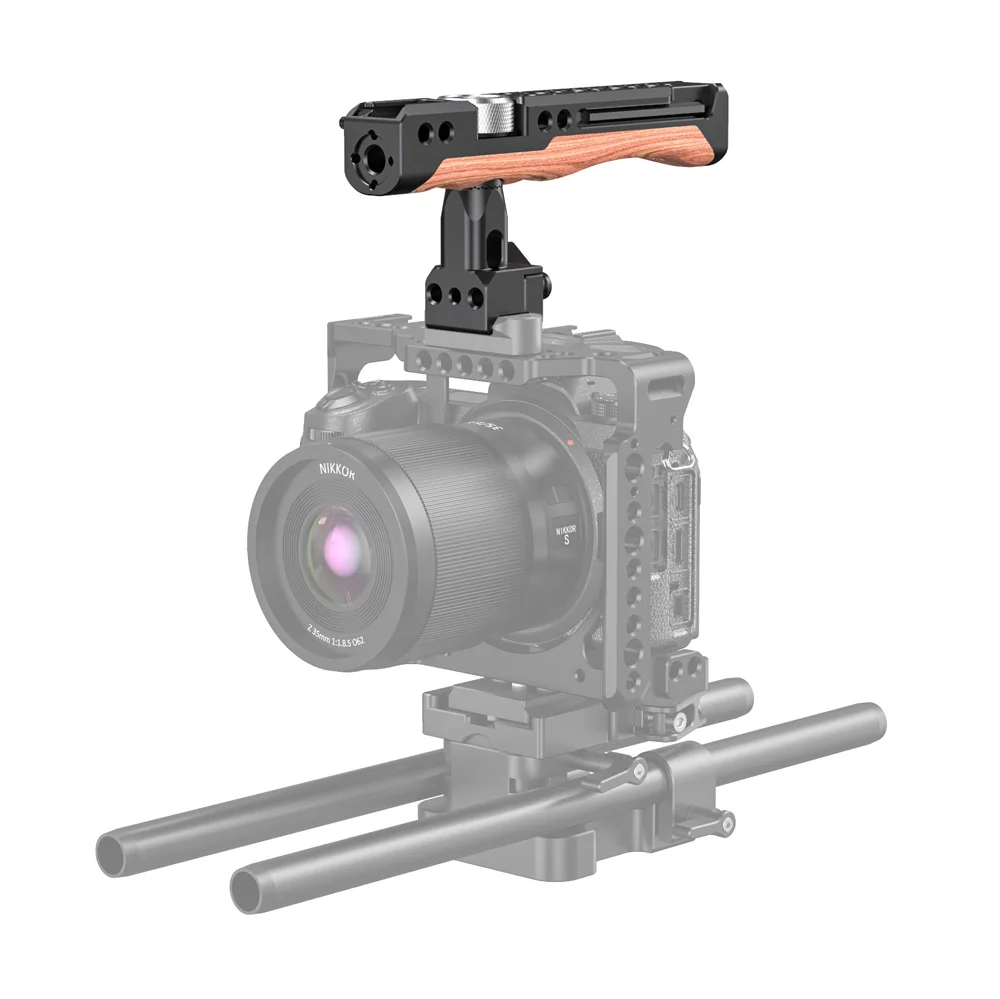 SmallRig вращающаяся на 360 градусов ручка Nato для универсального DSLR камеры клетка