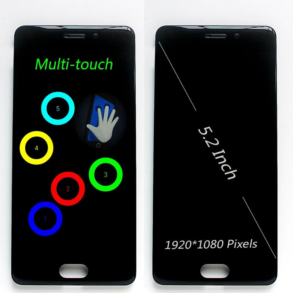 ЖК дисплей AMOLED Fansu для Meizu Pro 7 сенсорный экран 5 2 дюйма дигитайзер в сборе 1920*1080