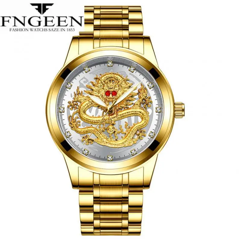 Relogio Masculino FNGEEN Топ Бренд роскошные часы мужские Бизнес Кварцевые Reloj