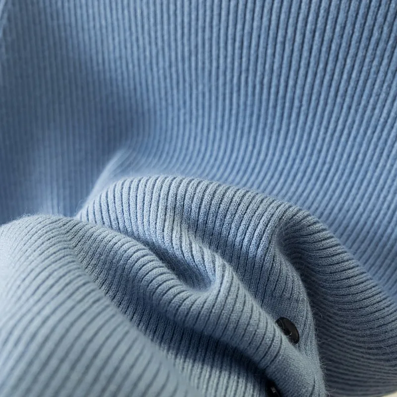 

Sweater Women Pullovers Slim Fit Elegant Kitted Pure Color Ladies Turtleneck Button Stretchy High Quality Classic Students 2020