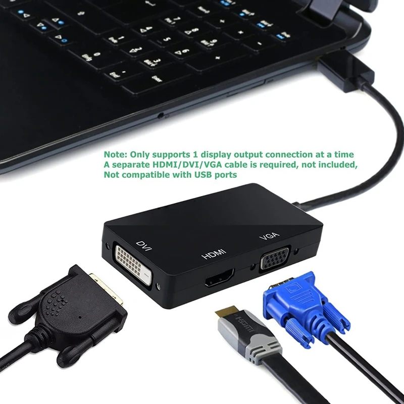Dp три в одном Линейный Адаптер на HDMI + VGA DVI | Электроника
