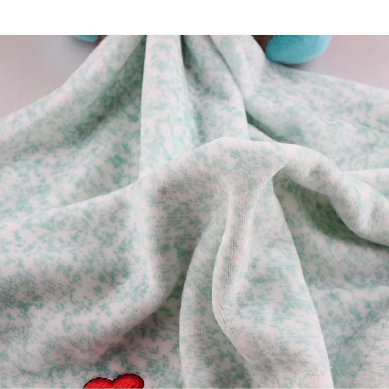 

Cute Animal Bibs For Newborn Cartoon Soft Smooth Bath Toy Comforting Towel Infant Baby Nursery Toddler Security
