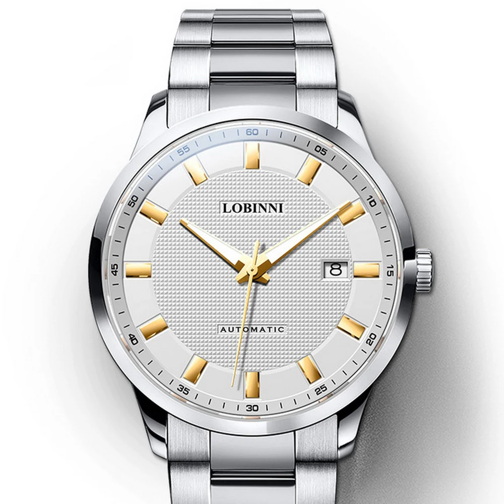 Часы наручные LOBINNI Мужские автоматические роскошные механические
