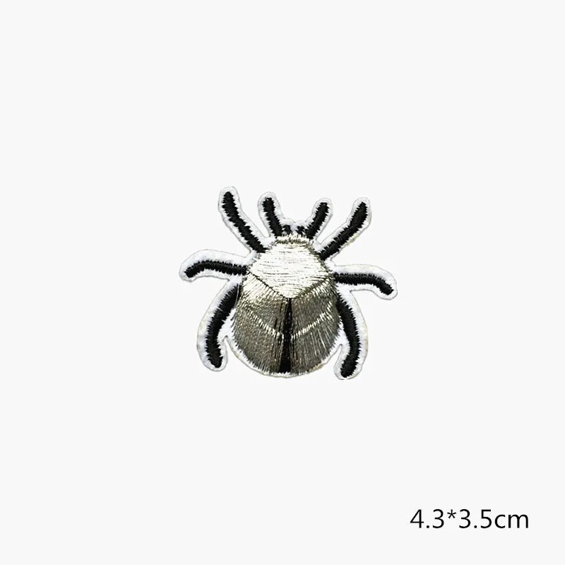 1-PCS-E-266 Мультяшные нашивки пчела для одежды, сделай сам, полосы, железные вставки, Аппликации, наклейки для одежды, животные, значки с вышивкой@ E - Цвет: 1-PCS-E-266