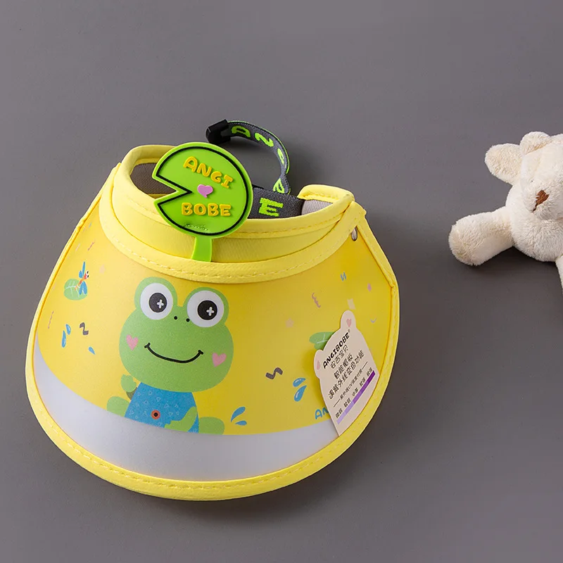 Летняя детская кепка с открытой вершиной, бейсболки для мальчиков и девочек с защитой от УФ-лучей, рукавицы из ледяного шелка для защиты рук от солнца.