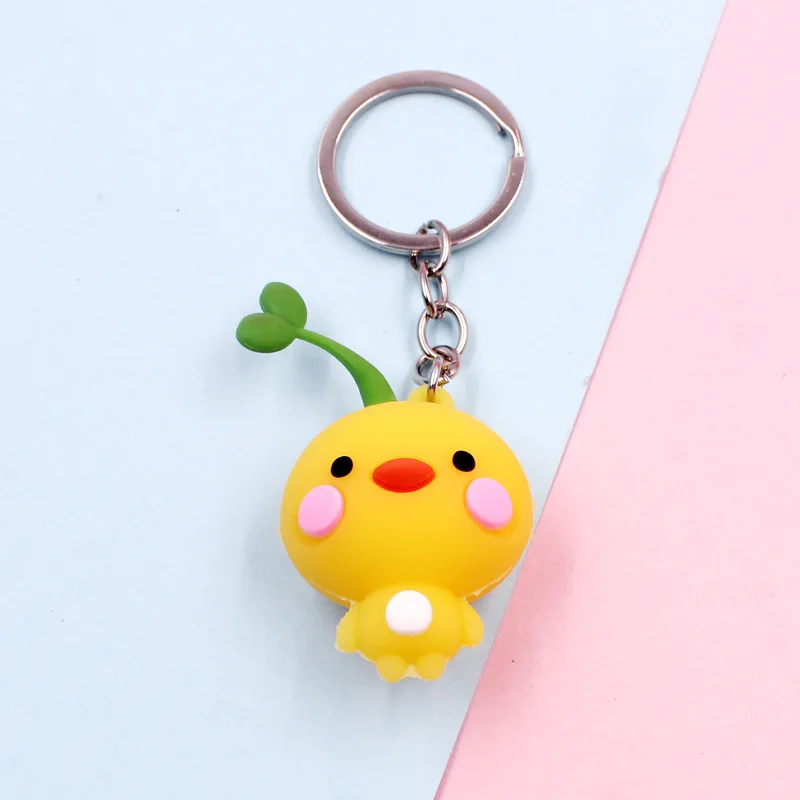 Новинка Август креативные брелки для ключей в японском и корейском стиле из ПВХ с