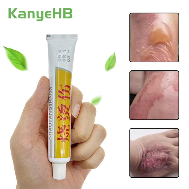 

1pcs Scald Burn Cream Pain Relief Anti-infection Antibacterial Oil Analgesic Ointment Chinese Herbal Moisturizing Plaster S028