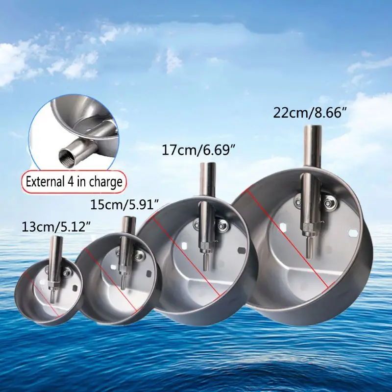 Сверхмощный поросенок из нержавеющей стали миска для подачи воды питьевое