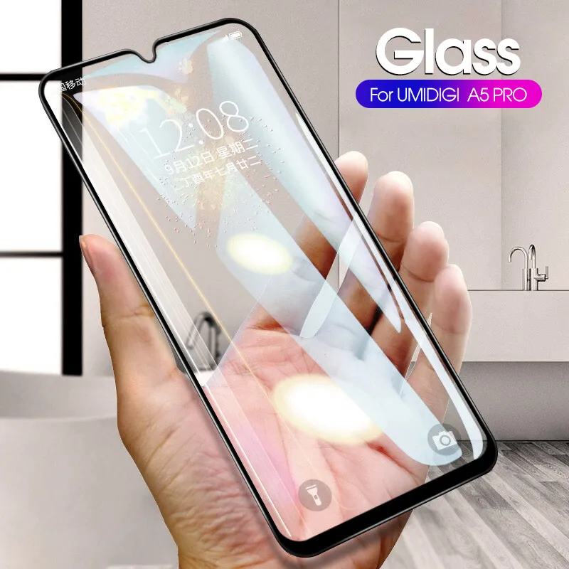 2 шт. 30D полное покрытие termined стекло для UMIDIGI A5 Pro защитный чехол экрана пленка Capa 6 3