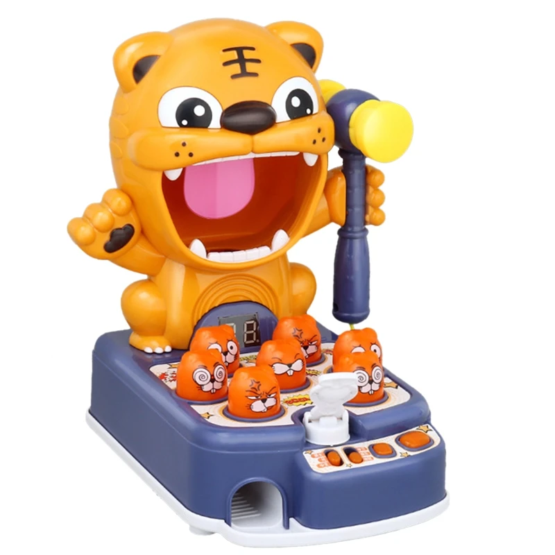 57EE тигровый молотковый хомяк Интерактивный Обучающий пазл Детский для раннего