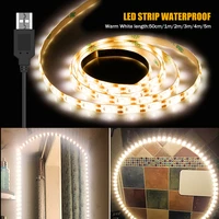 led makeup mirror light usb cable powered flexible dressing table vanity lamp 5v waterproof bathroom mirror backlight decor lamp