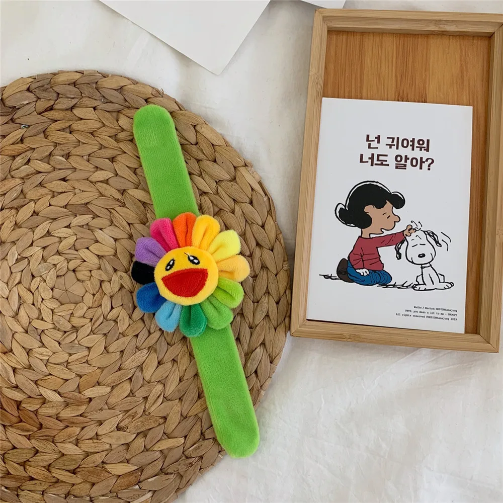 Солнце цветок динозавр браслет медведь Подсолнух красочный мультфильм плюшевые