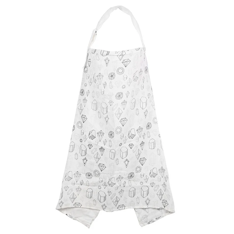

Breastfeeding Cover Breathable Cotton Large Size Nursing Feeding Poncho Cloth Soft Blanket