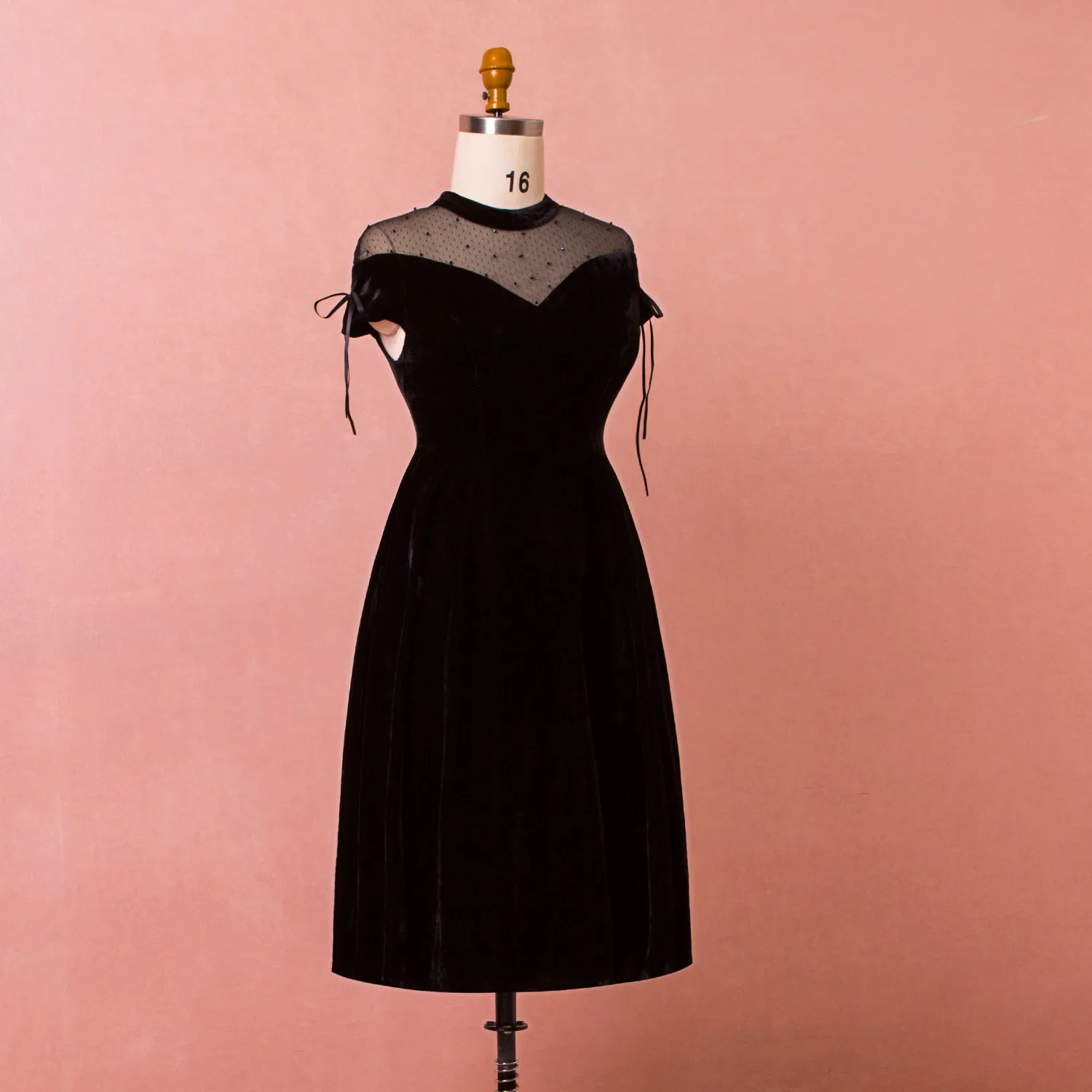 Evening Dresses Black dress A-line V-neck Knee-length Bow Wedding Guest Party Gowns Long Prom Dress |