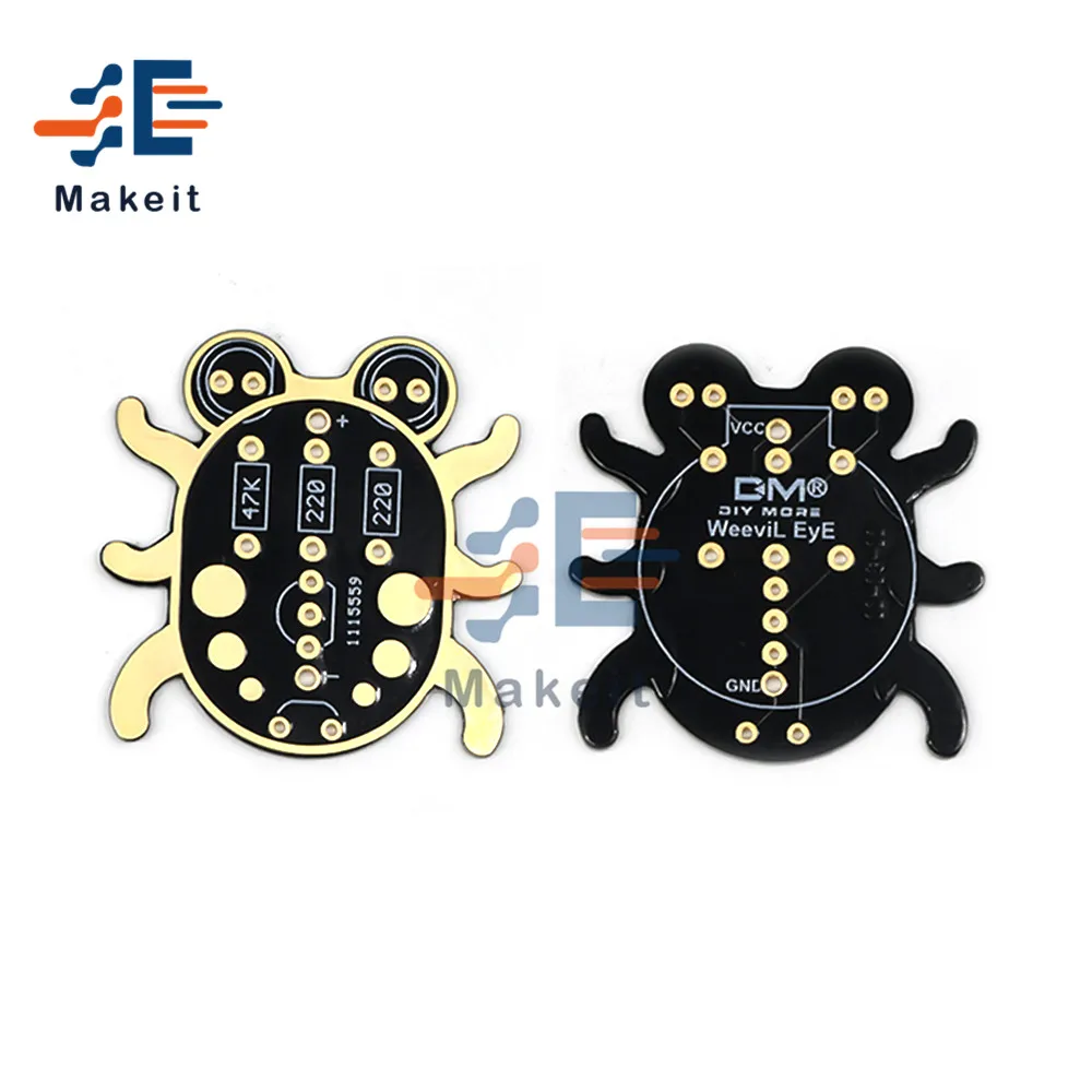 Набор электронный сделай сам для начинающих Weevil Eye обучающий паяльный набор