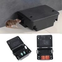 Rat Mice Mouse Rodent Poison Boxes Pest Control Bait Station Box Trap Key Tool for Home Garden Supplies Rat Traps