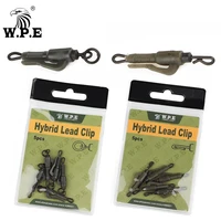 w p e clip carp fishing accessories 5pcspack hybird lead hook link quick change swivel connector rubber rig fish tackle pesca