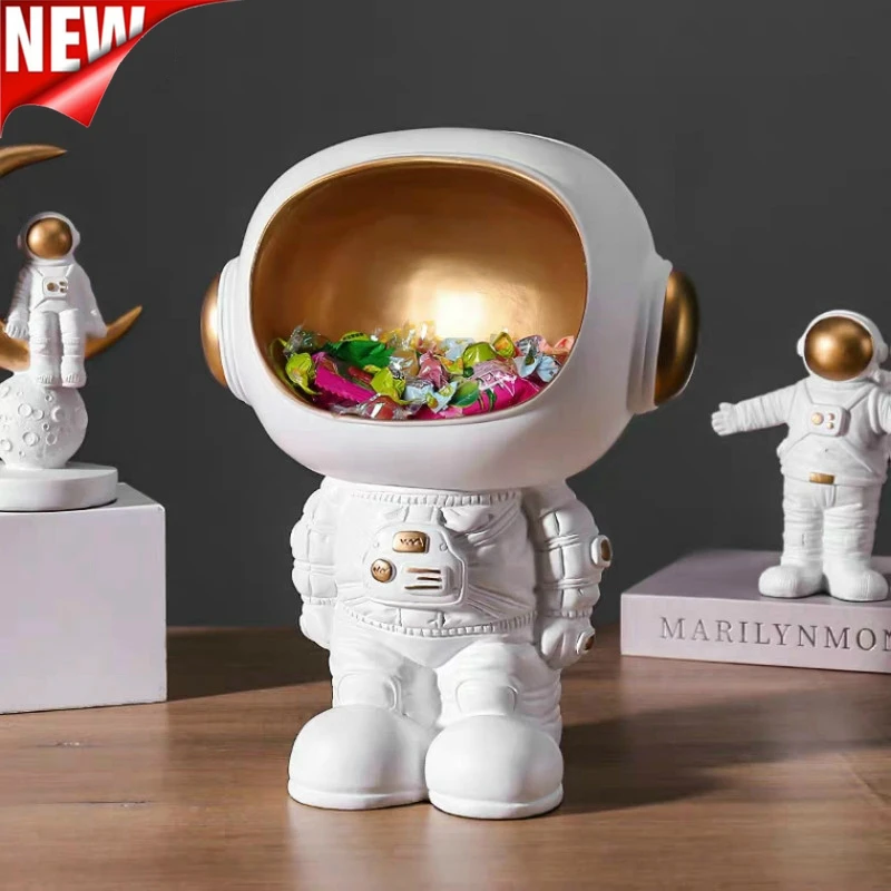 

Nordic смолы Творческий астронавт Скульптура фигурка; Очаровательная Женская обувь под хранения ключей ремесло стол современное оформление п...