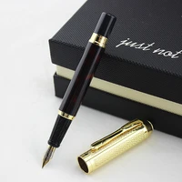 high quality metal iraurita fountain pens 0 5mm luxury black gold school writing ink pen stationery gifts supplies