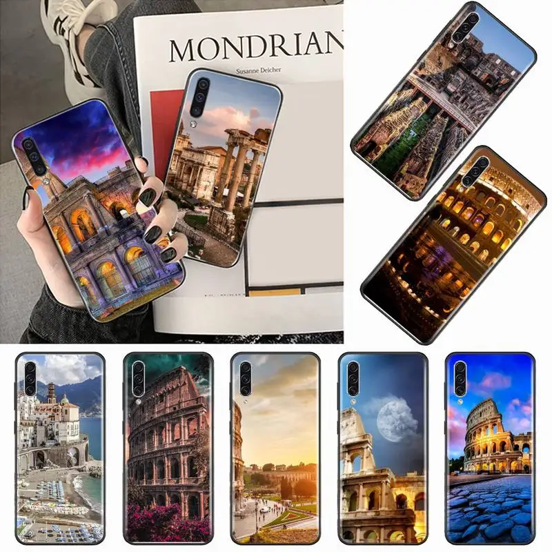 

Colosseum Rome Italy building Phone Case For Samsung galaxy A S note 10 12 20 32 40 50 51 52 70 71 72 21 fe s ultra plus