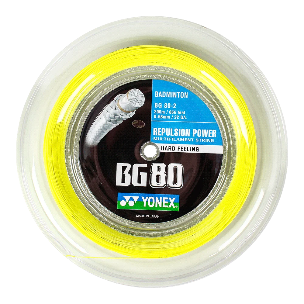 

Yonex badminton racquet string BG80