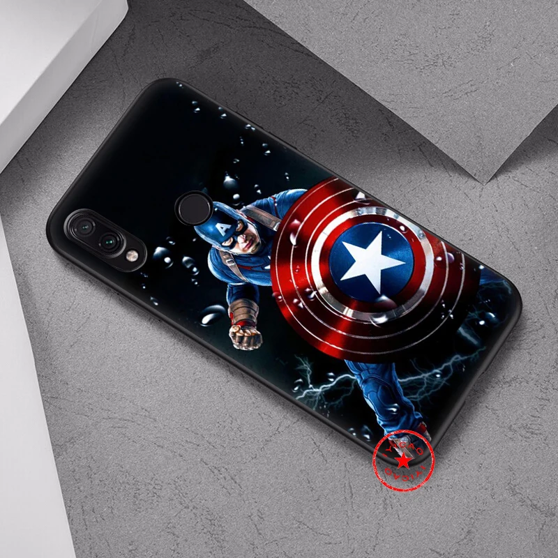 IYICAO Captain America Soft Case for Xiaomi Redmi K20 8A 7A 7 S2 6 Pro 5 Plus Go 5A 4X 4A Silicone |