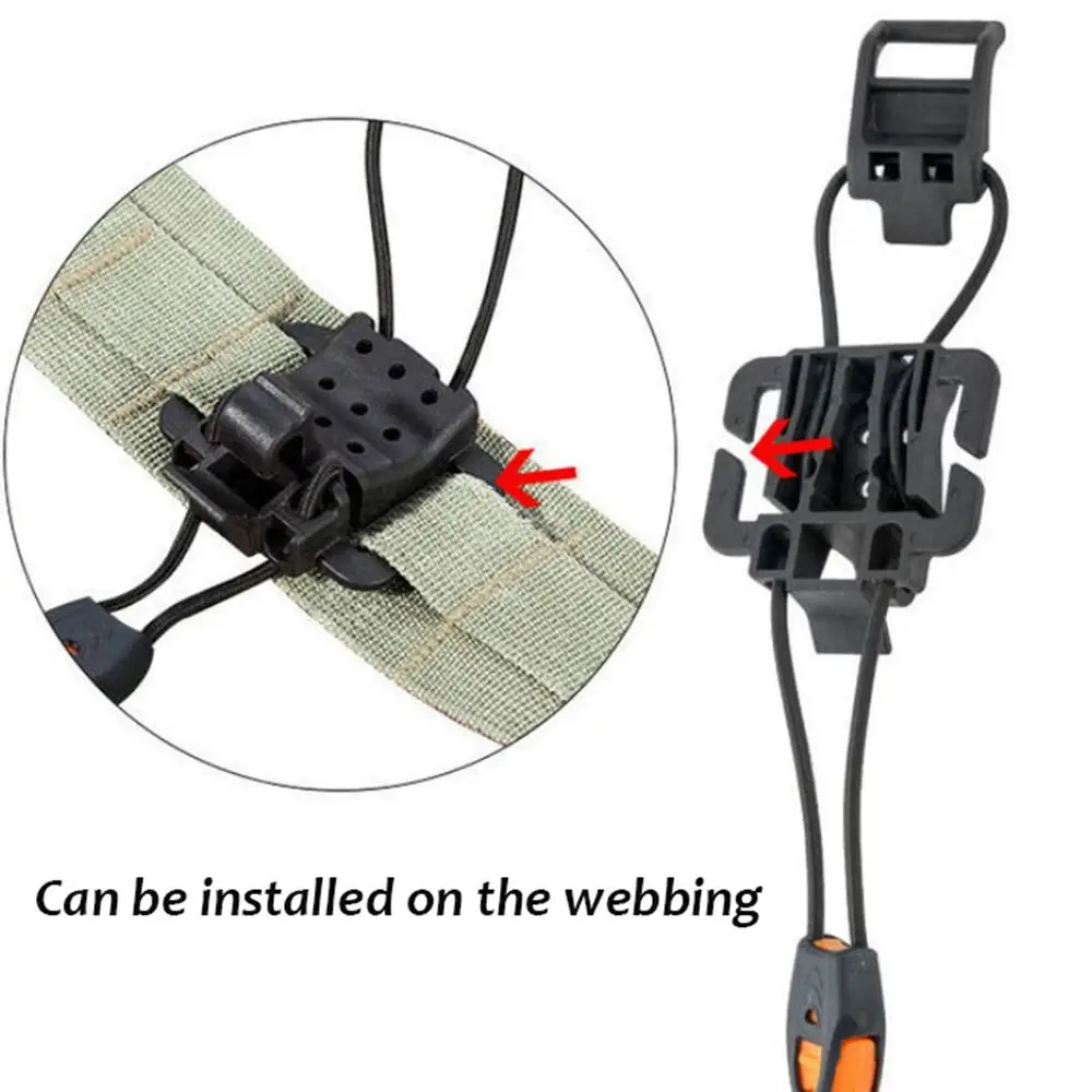 Эластичный шнур тактический фиксирующий Зажим на колесо облегченная модульная