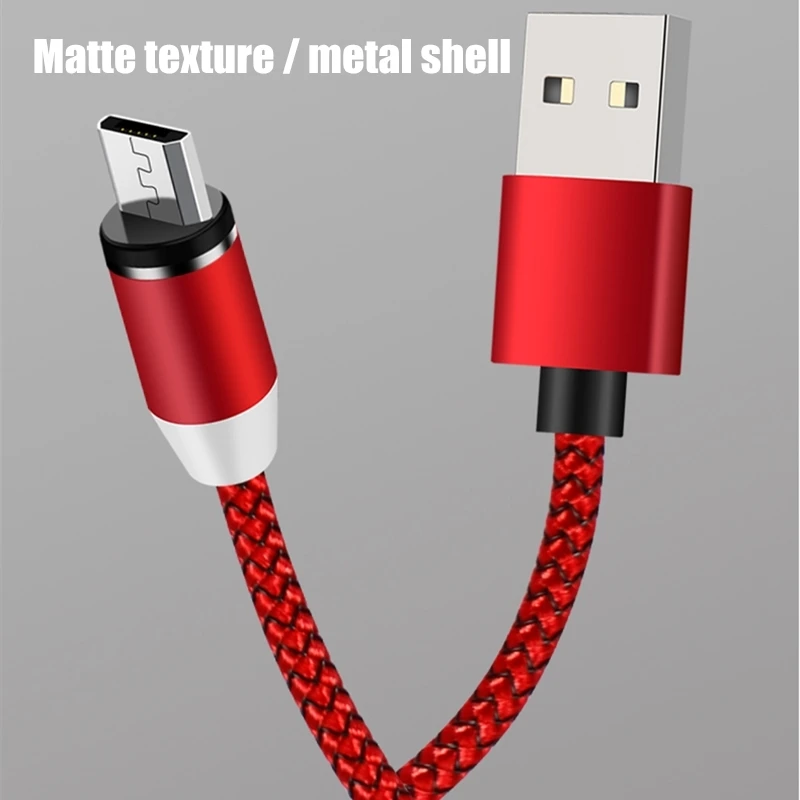 Магнитный USB кабель для зарядки и передачи данных для type-C IOS iPhone Android Micro USB кабель для быстрой зарядки и синхронизации данных для смартфонов