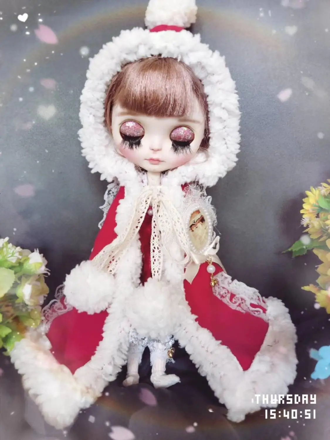 Модный костюм для кукол Blyth Рождественская одежда Licca Azone|Куклы| |