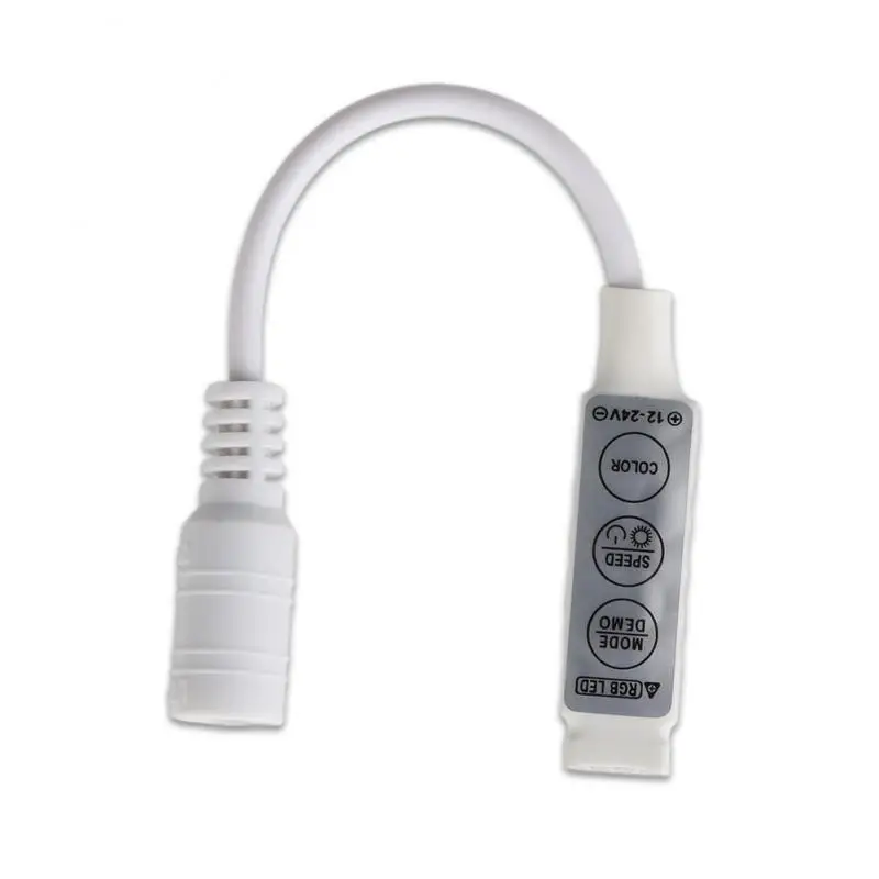 Intelligent Bluetooth 4.0 Dimmer RGB Controller Mini Music LED Lamp Phone APP Accessories Tool Light Strip DC 5-24V | Лампы и