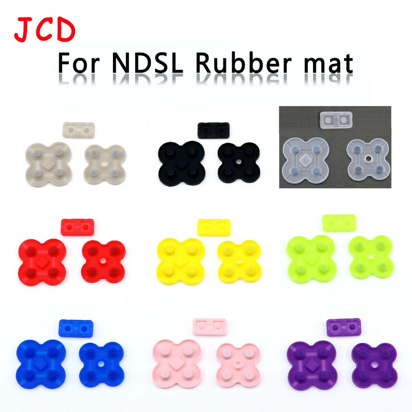 

9 colors For Nintend DS Lite Conductive Rubber Button Pad Set Replacement Part For NDSL DSL Silicon Buttons