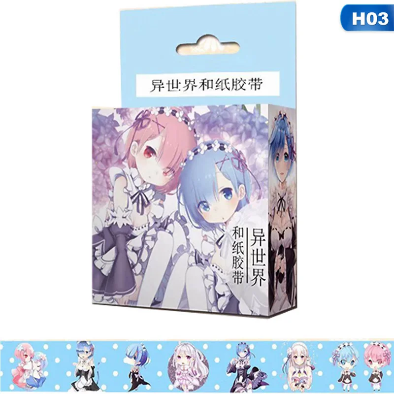 

1.5cm*5m Anime Version Cartoon Washi Tape Adhesive Tape DIY Scrapbooking Sticker Label Masking Tape