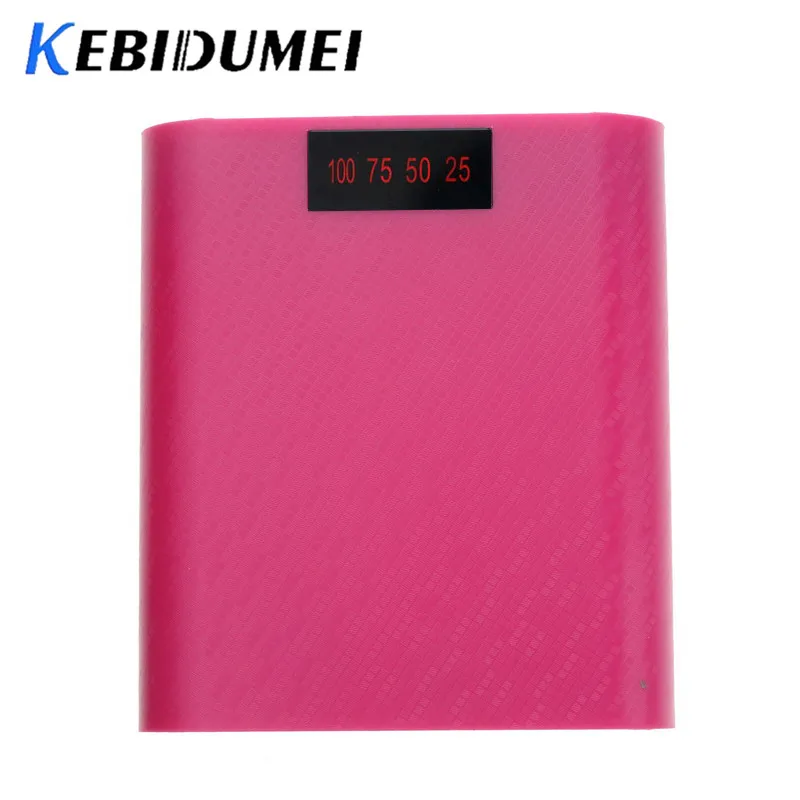 Kebidumei 5 В USB 4*18650 аккумулятор корпус DIY мобильный телефон зарядное устройство экран