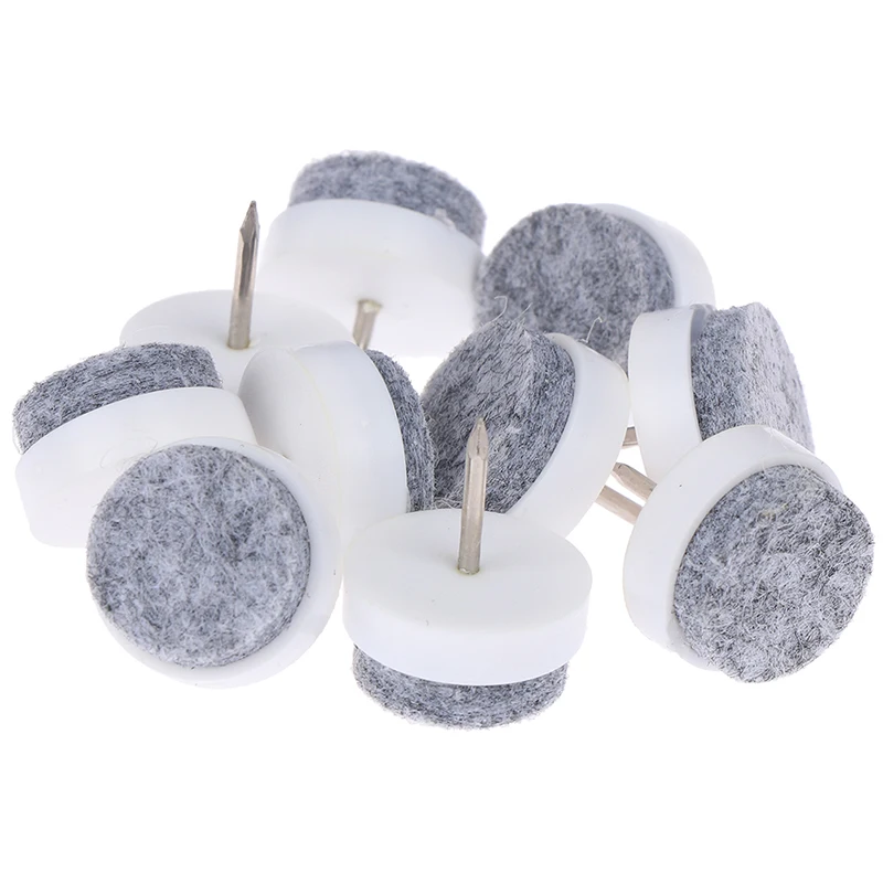10 шт./лот мебельные гвозди войлочные прокладки для МЕБЕЛИ ноги скольжения