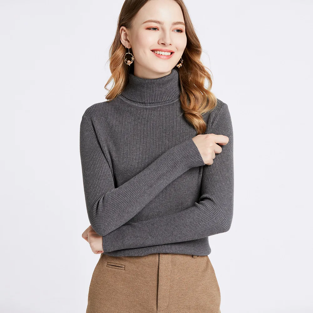 

Anti-pilling sweater women's bottoming new autumn and winter women's long-sleeved slim thick knit sweater long-sleeved