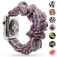 scrunchie elastic band for apple watch 7 6 5 4 3 38mm 40mm 42mm 44mm sport strap women bracelet for iwatch wrist series 5 4