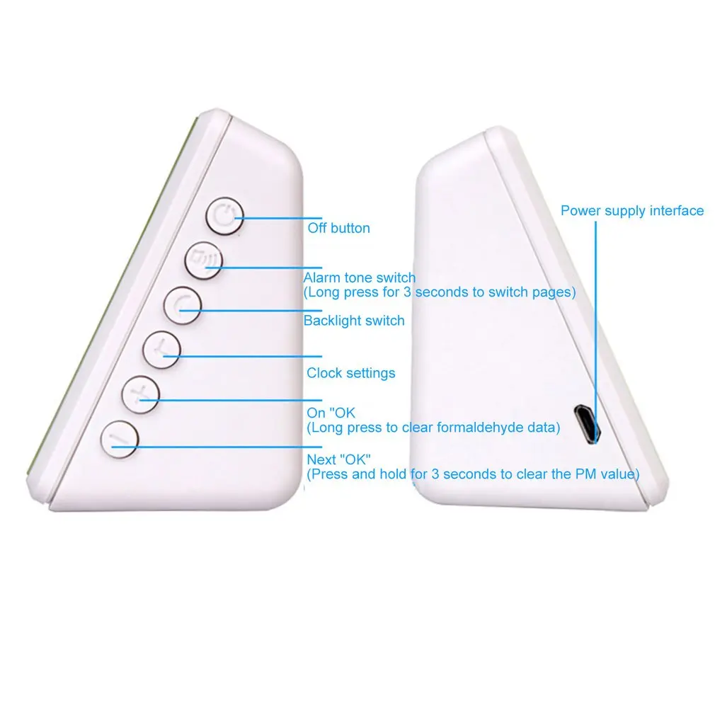 Монитор качества воздуха детектор формальдегида Pm2.5 толуол Pm10 газовый