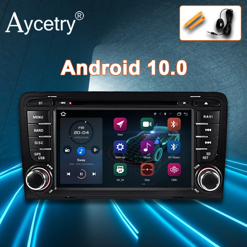 Беспроводной carplay 4 аппарат не привязан к оператору сотовой связи для Audi A3 8P S3 RS3 2003