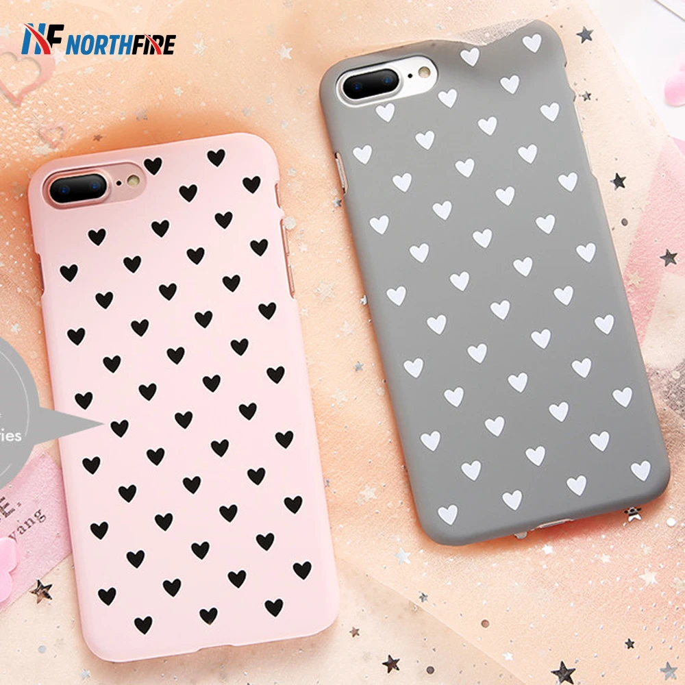 NORTHFIRE Cute Love Phone Case For iPhone5/6/6plus/7Plus/8Plus Soft Silicon Cover iPhone X/XR/XSMAX Fundas Coque Funda |