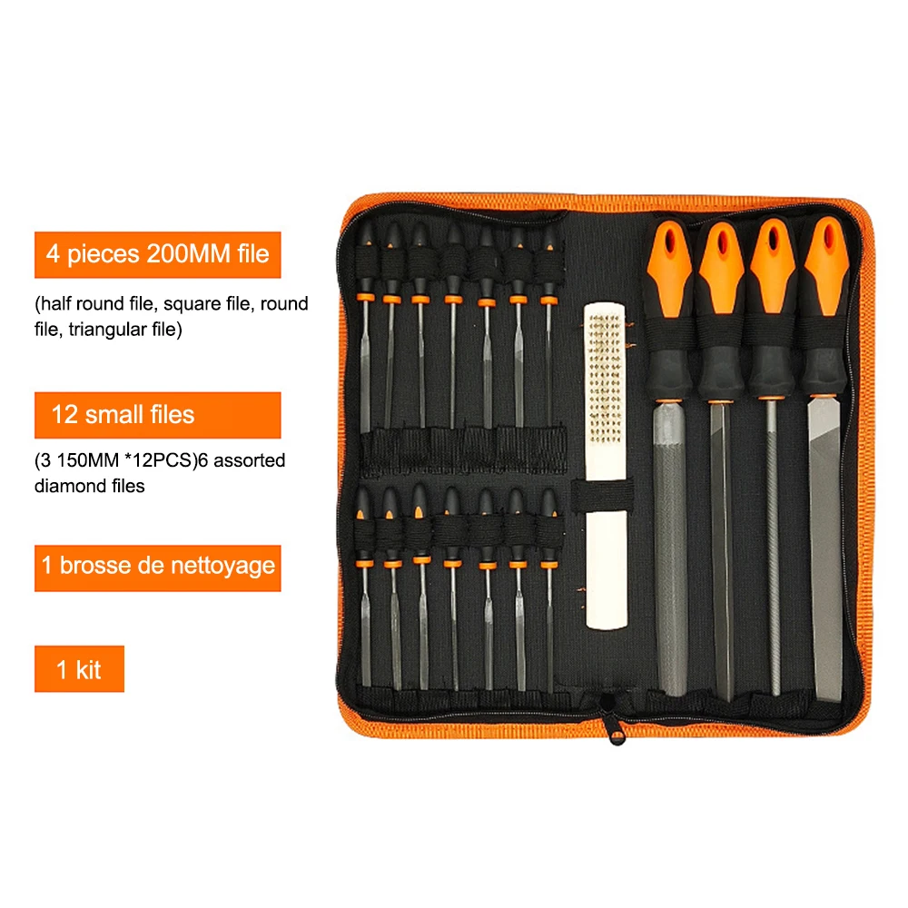 17 шт. набор надфилей файлы для металла ювелирные изделия из стекла и камня резьба