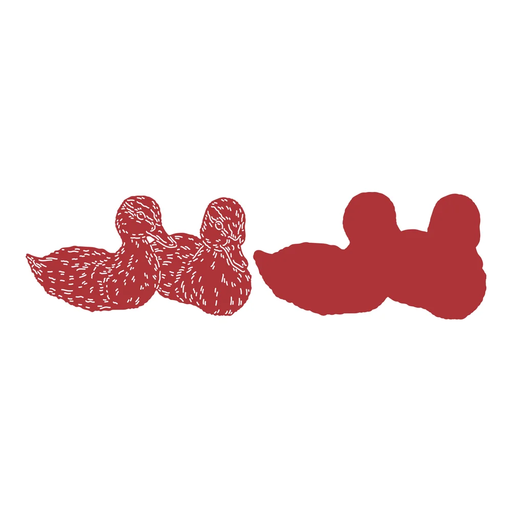 

A Duck Newest Metal Cutting Dies Set Diy Paper Craft Greeting Card Scrapbook Diary Decoration Molds Reusable Embossing Template