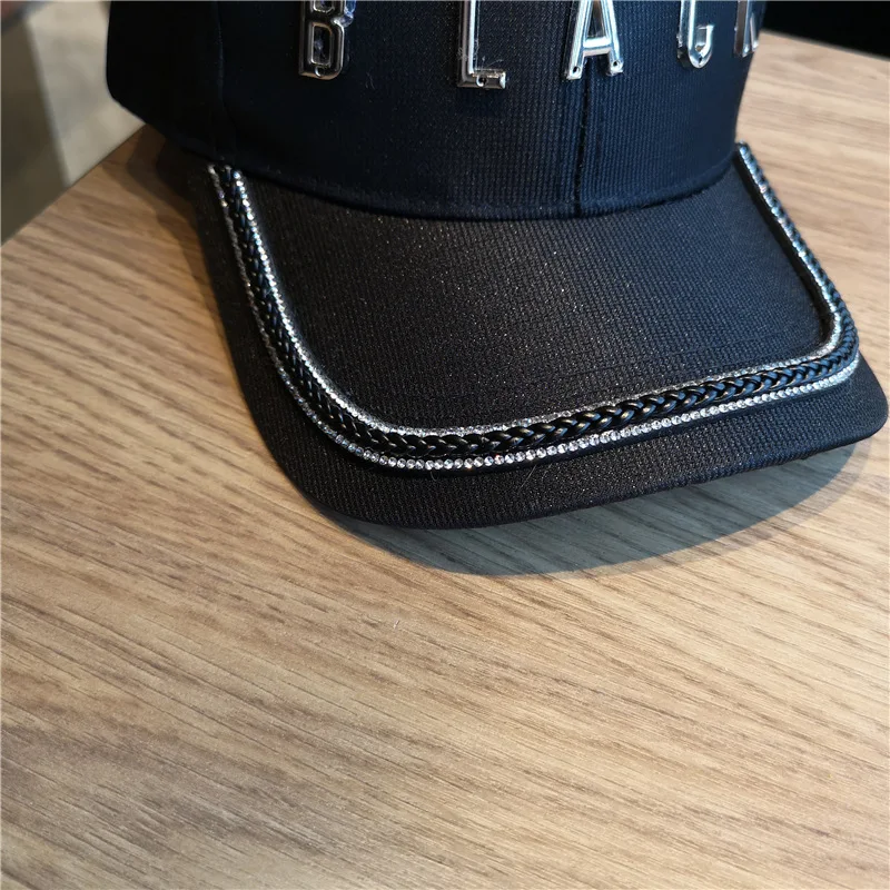 Бейсболка с металлическими буквами для мужчин и женщин регулируемая крутая