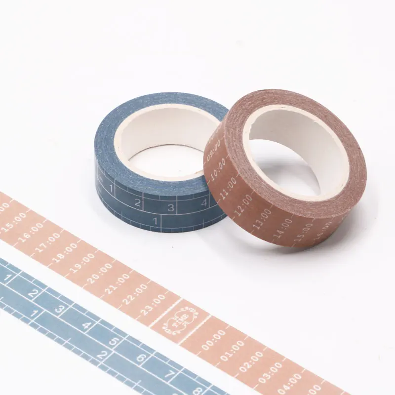 Календарь неделя время дизайн и сетка васи лента японская бумага DIY планировщик 10